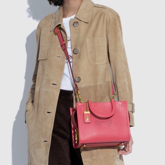 NEW!💕Disney X Coach Rogue 25 With Mickey Mouse And Minnie Mouse - Picture 6 of 6